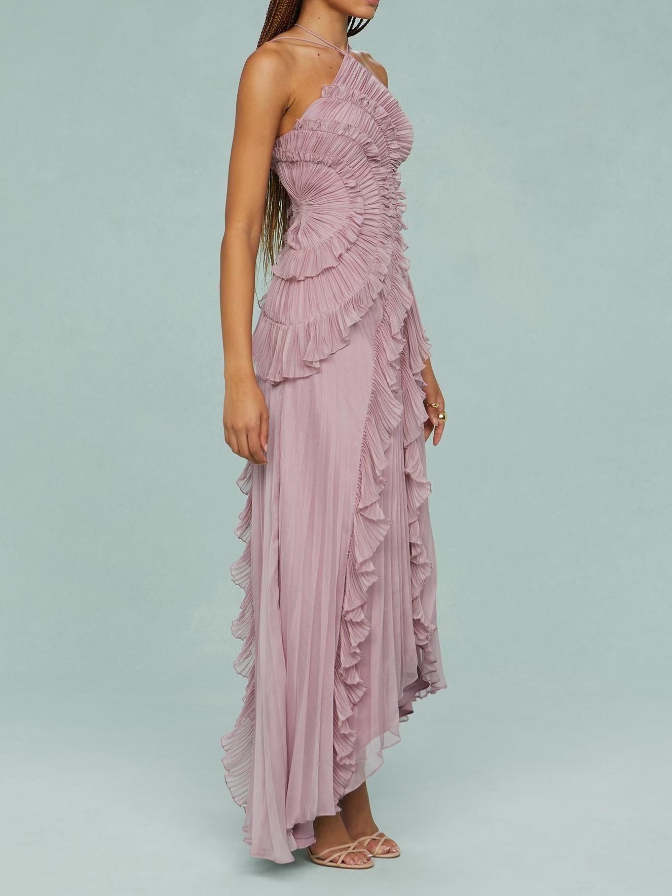 Vestido Maxi Oluna – Elegancia Etérea para Cada Paso