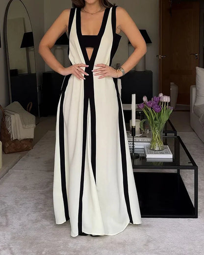 Vestido de rayas black & white