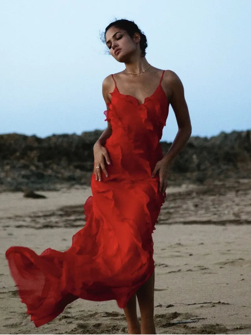 Vestido Rojo elegante